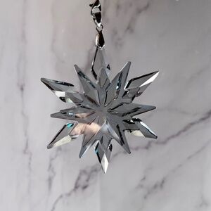 Crystal Snowflake Sun Catcher Christmas Tree Decor Czech Bohemia Crystal Gift